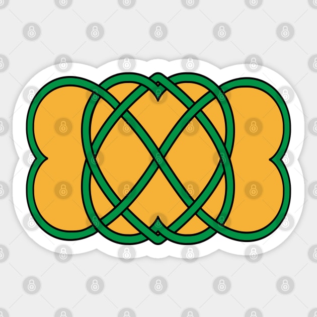 Celtic Knot Heart St Patricks Sticker by skauff